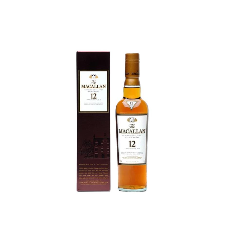 MacAllan Whisky Single Malt 12 YO Sherry Oak 0.35 l
