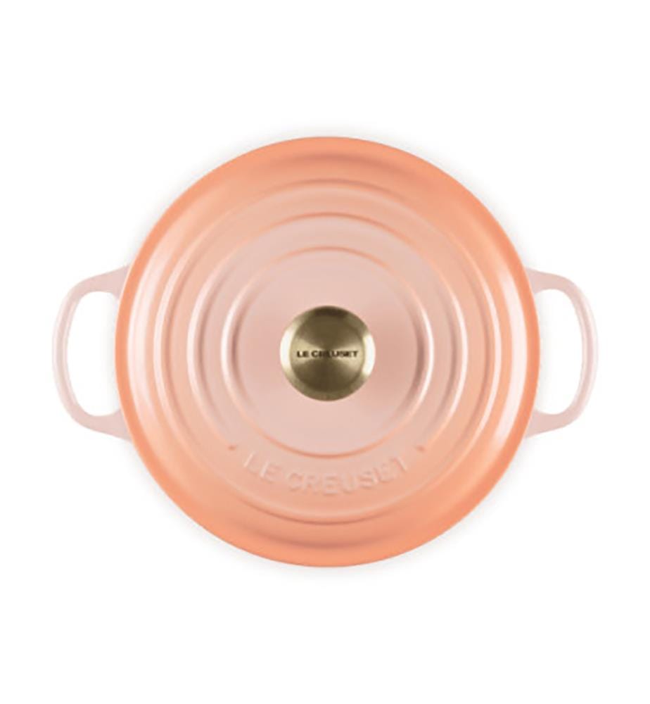 Cocotte Ronde Signature 20 cm - Orange Clair