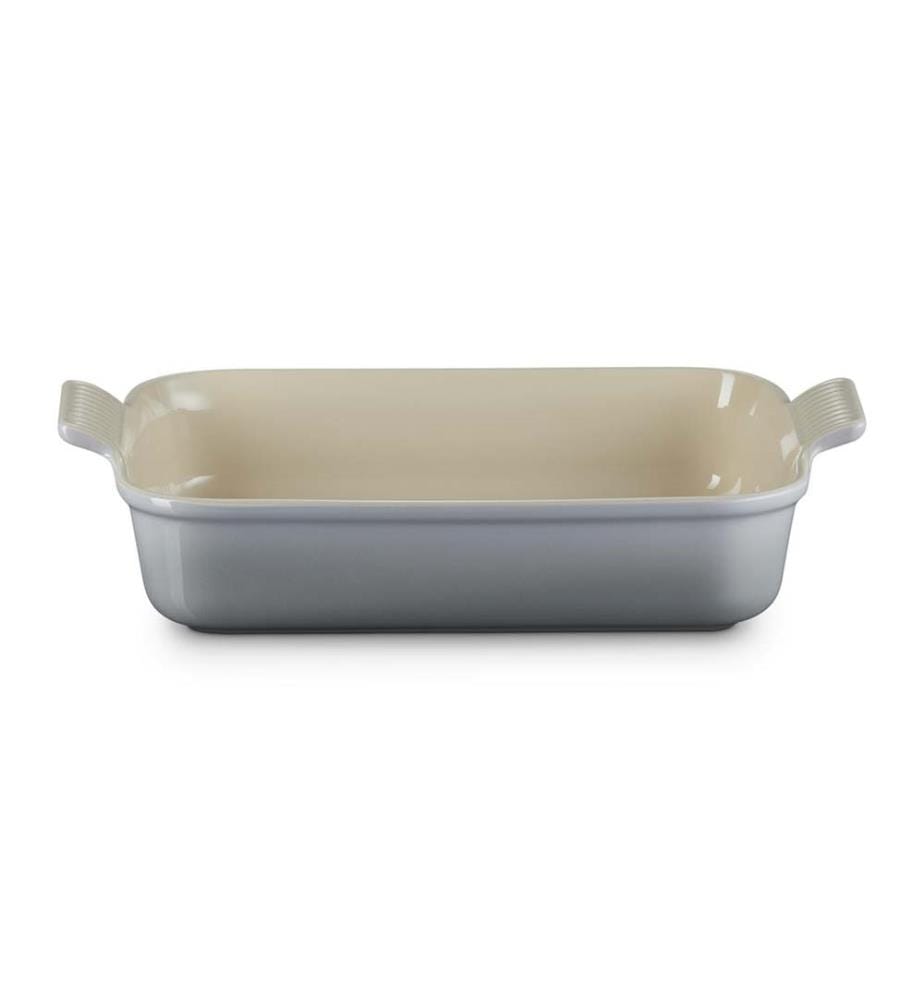 Plat Rectangulaire Héritage en céramique 32 cm - Gris