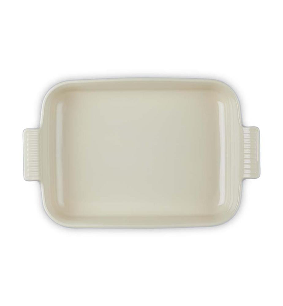 Plat Rectangulaire Héritage en céramique 32 cm - Gris