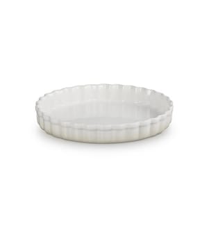 Moule à Tarte en Céramique 24 cm - Blanc
