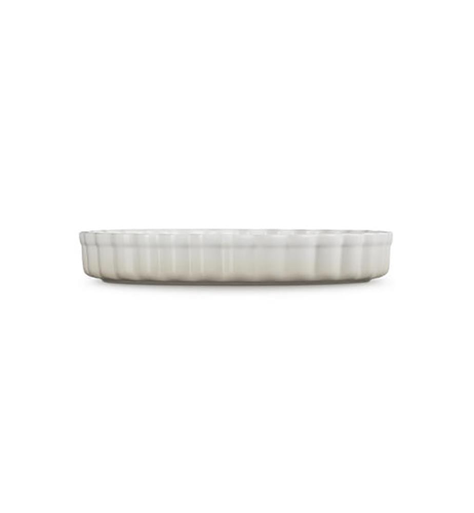 Moule à Tarte en Céramique 24 cm - Blanc