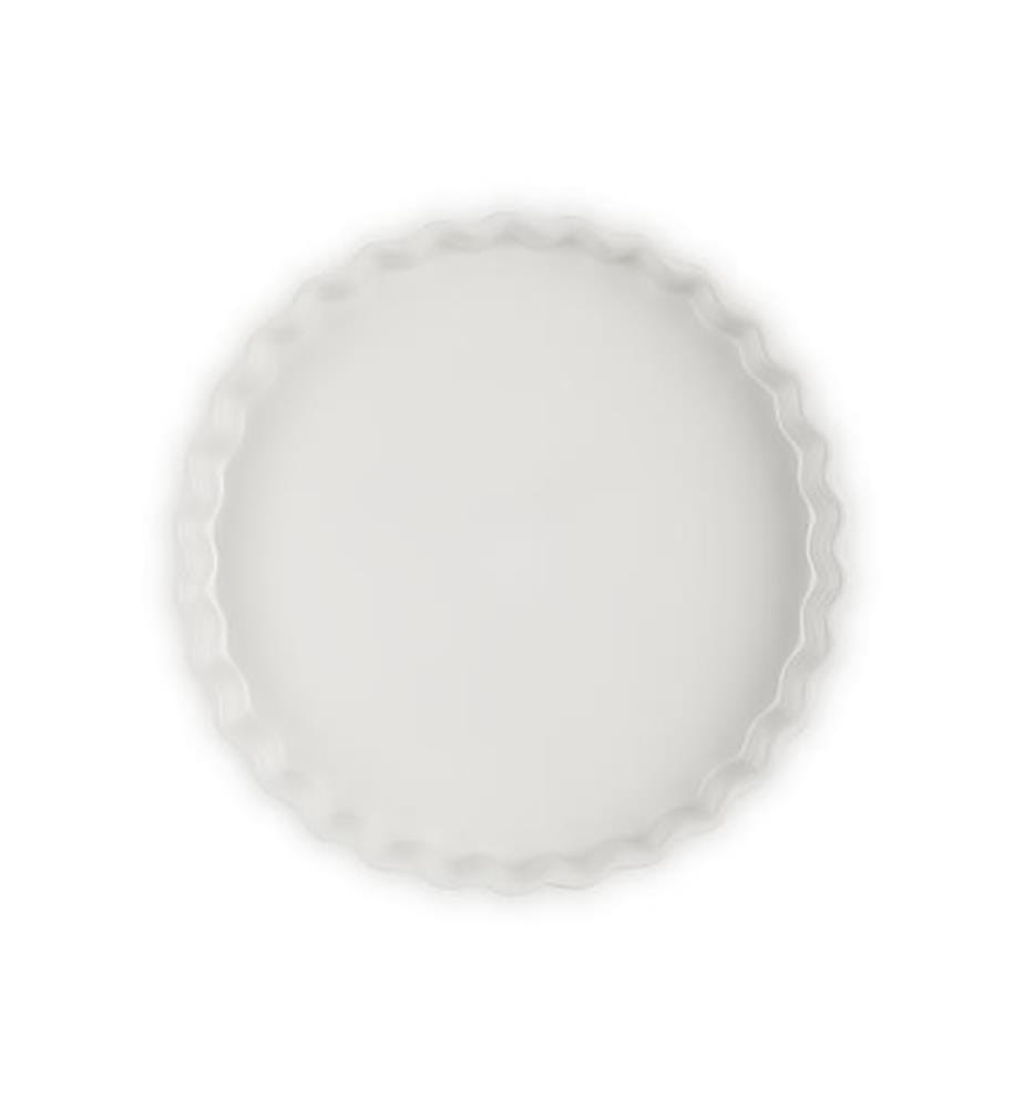 Moule à Tarte en Céramique 24 cm - Blanc
