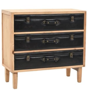 Schubladenschrank Tannenholz Massiv 80 × 36 × 75 cm