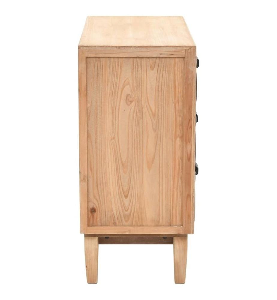 Schubladenschrank Tannenholz Massiv 80 × 36 × 75 cm