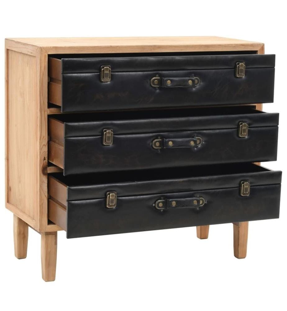Schubladenschrank Tannenholz Massiv 80 × 36 × 75 cm