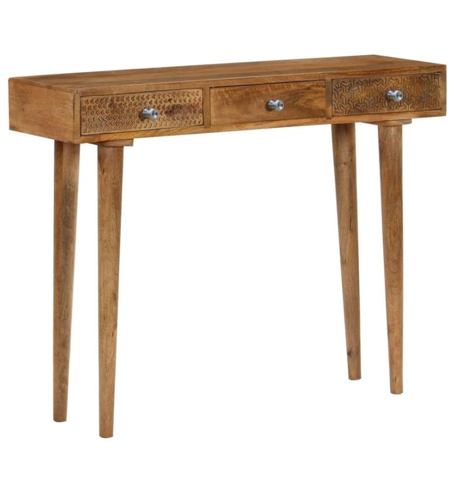 Konsolentisch Mangoholz Massiv 102 x 30 x 79 cm