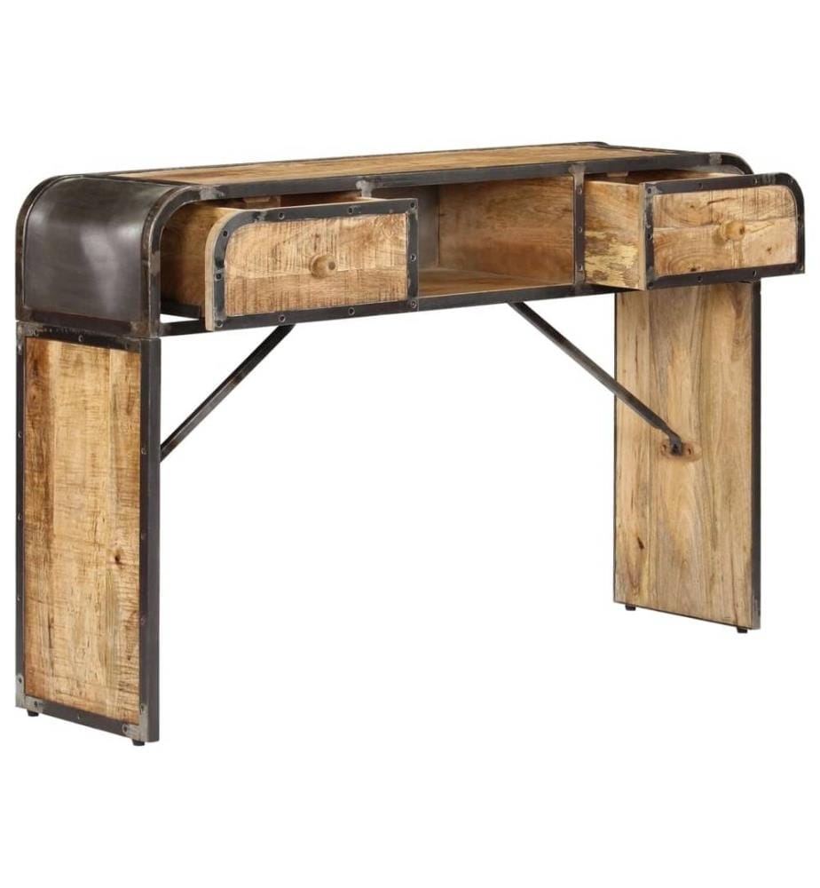 Buffet 120 x 30 x 75 cm Bois de manguier massif