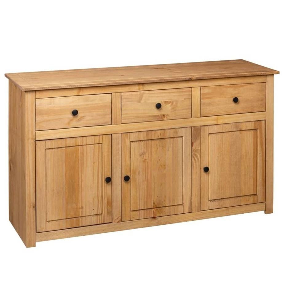 Sideboard 135 x 40 x 80 cm Massivholz Panama-Kiefer