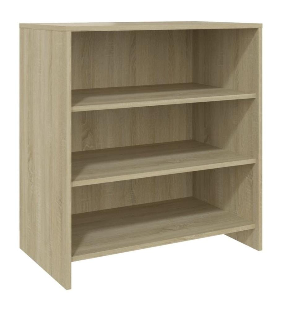 2-tlg. Sideboard Sonoma-Eiche Holzwerkstoff
