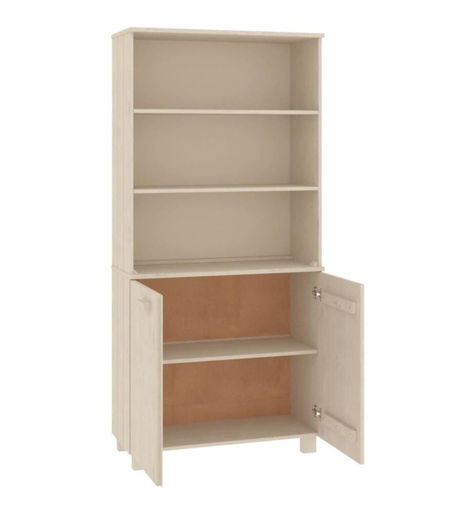 Buffet HAMAR Bois massif de pin Marron miel