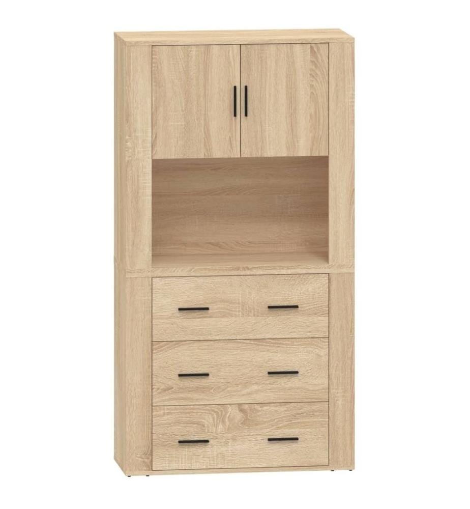 Highboard Sonoma-Eiche Holzwerkstoff