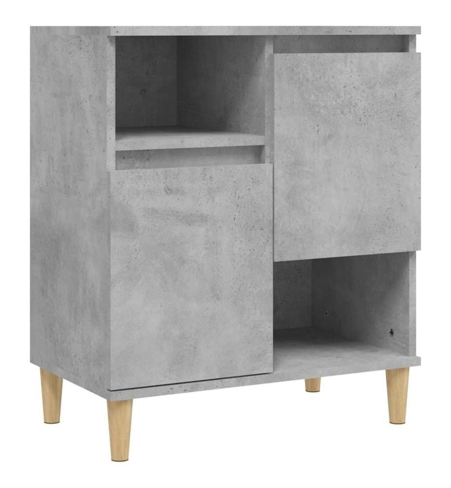 Sideboards 2 Stk. Betongrau 60x35x70 cm Holzwerkstoff