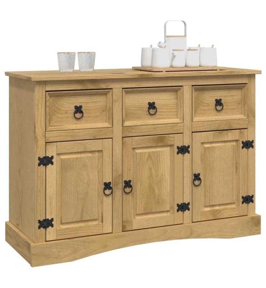 Sideboard Corona 115x43x79,5 cm Massivholz Mexikanische Kiefer