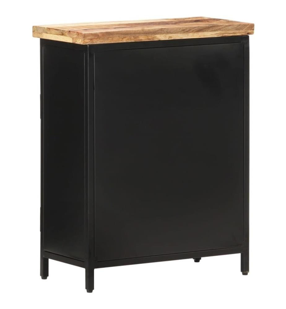 Sideboard 60x30x76 cm Raues Mangoholz