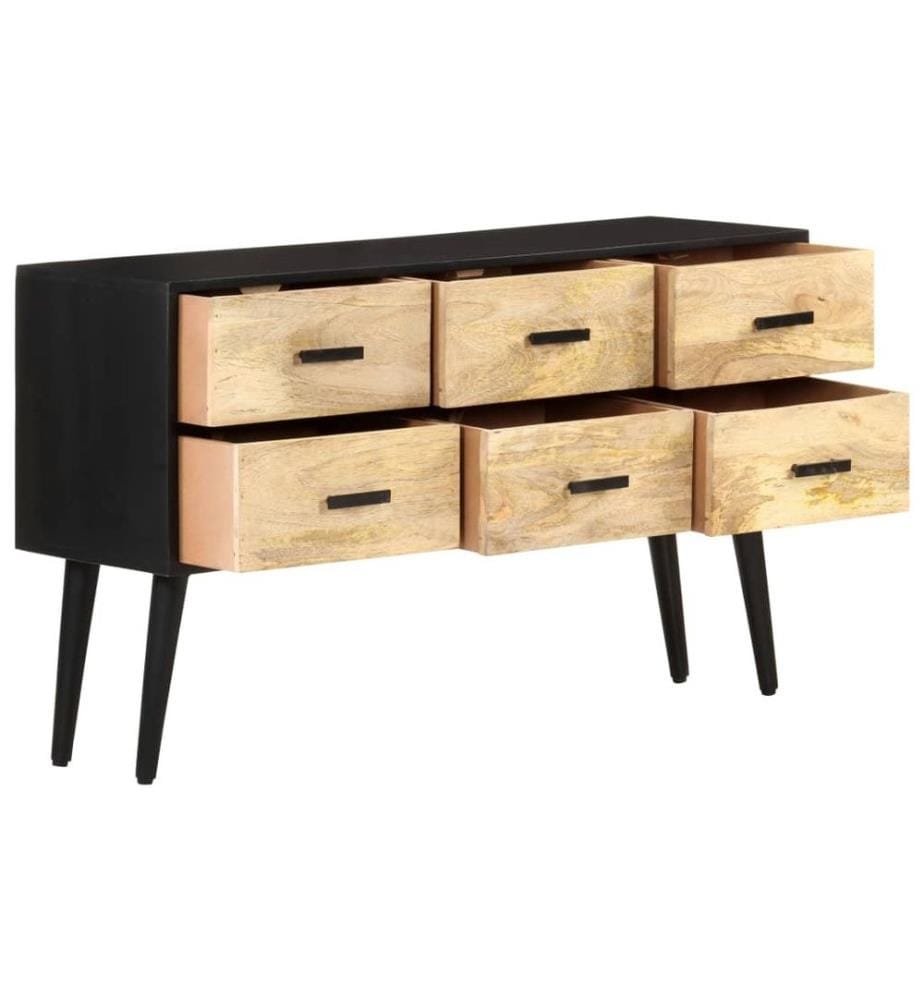 Sideboard 110x33x64 cm Massivholz Mango