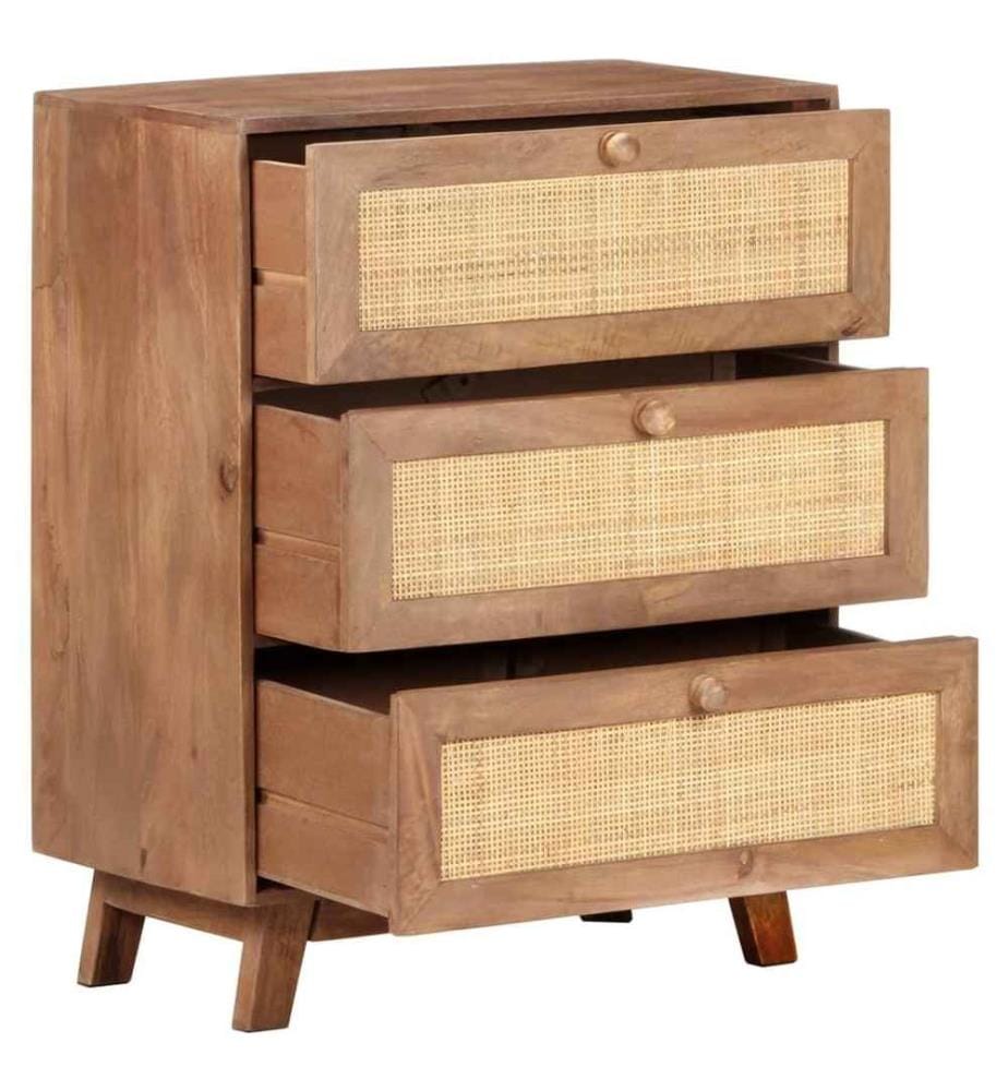 Sideboard 61x35x76 cm Massivholz Mango