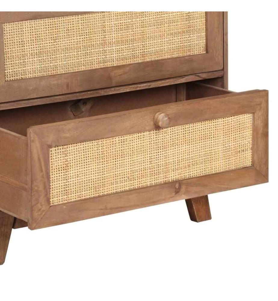Sideboard 61x35x76 cm Massivholz Mango
