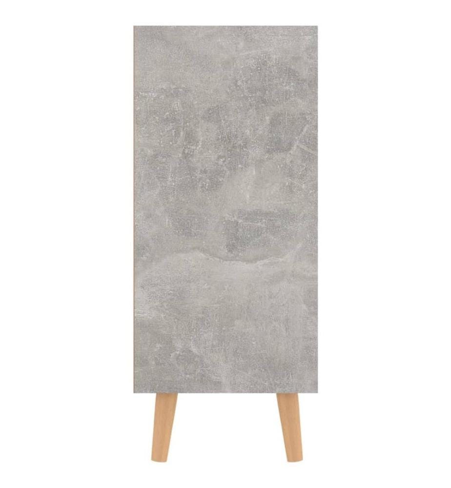 Buffet Gris béton 90x30x72 cm Aggloméré