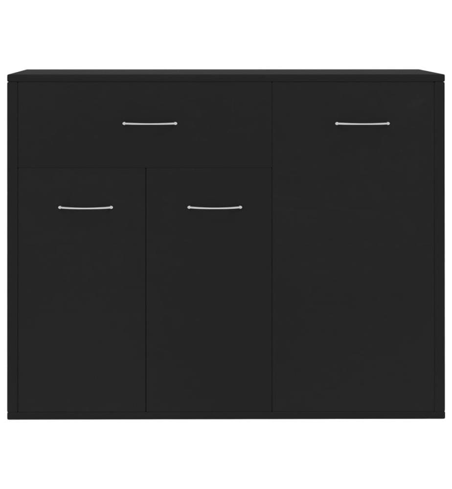 Sideboard Schwarz 88x30x70 cm Holzwerkstoff
