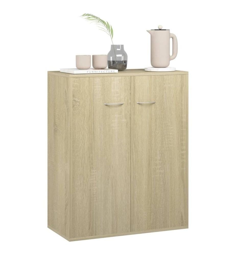 Sideboard Sonoma-Eiche 60x30x75 cm Holzwerkstoff