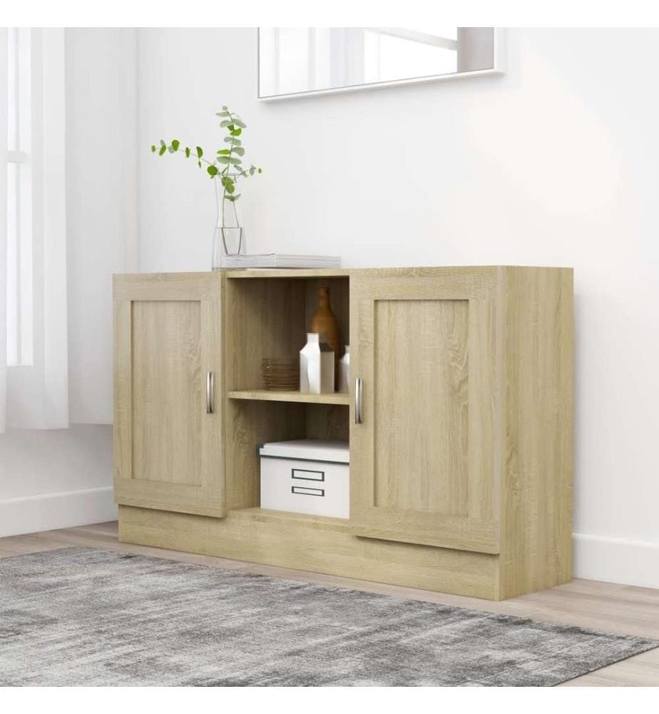 Sideboard Sonoma-Eiche 120x30,5x70 cm Holzwerkstoff