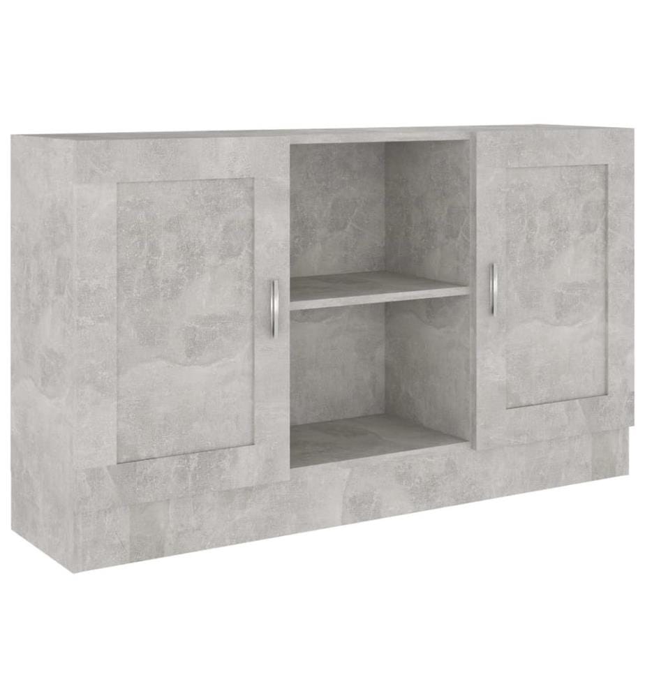 Sideboard Betongrau 120x30,5x70 cm Holzwerkstoff