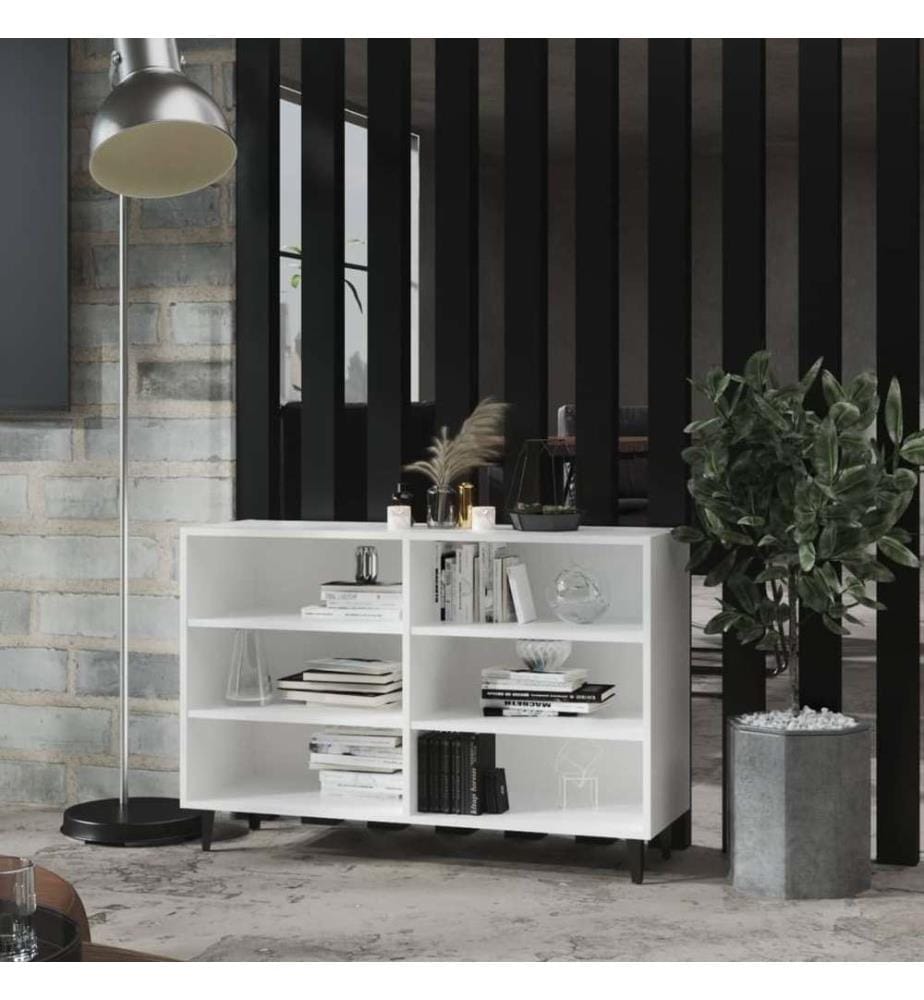 Buffet Blanc 103,5x35x70  cm Aggloméré