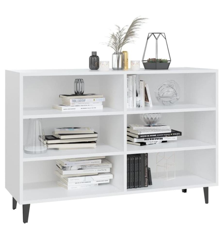 Buffet Blanc 103,5x35x70  cm Aggloméré