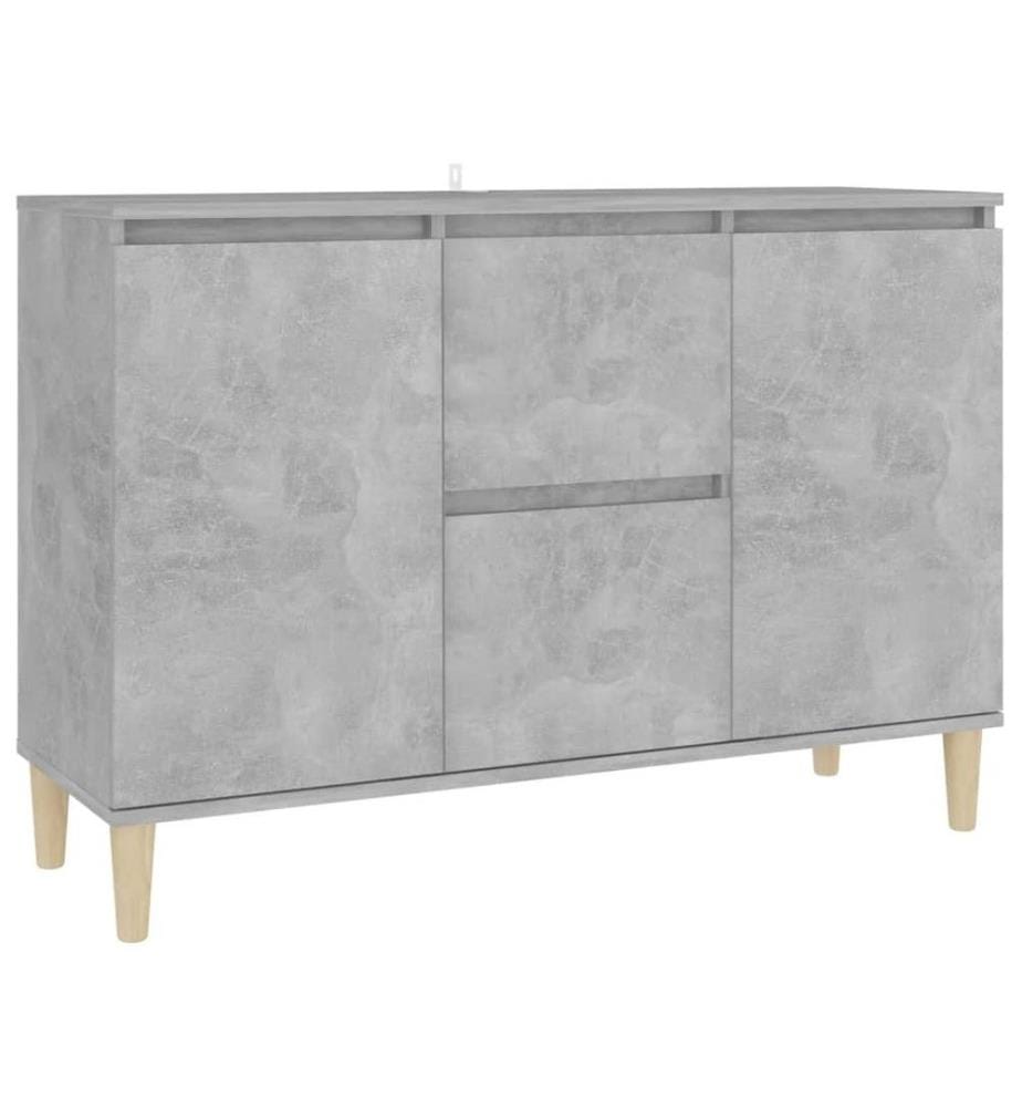Buffet Gris béton 103,5x35x70 cm Aggloméré