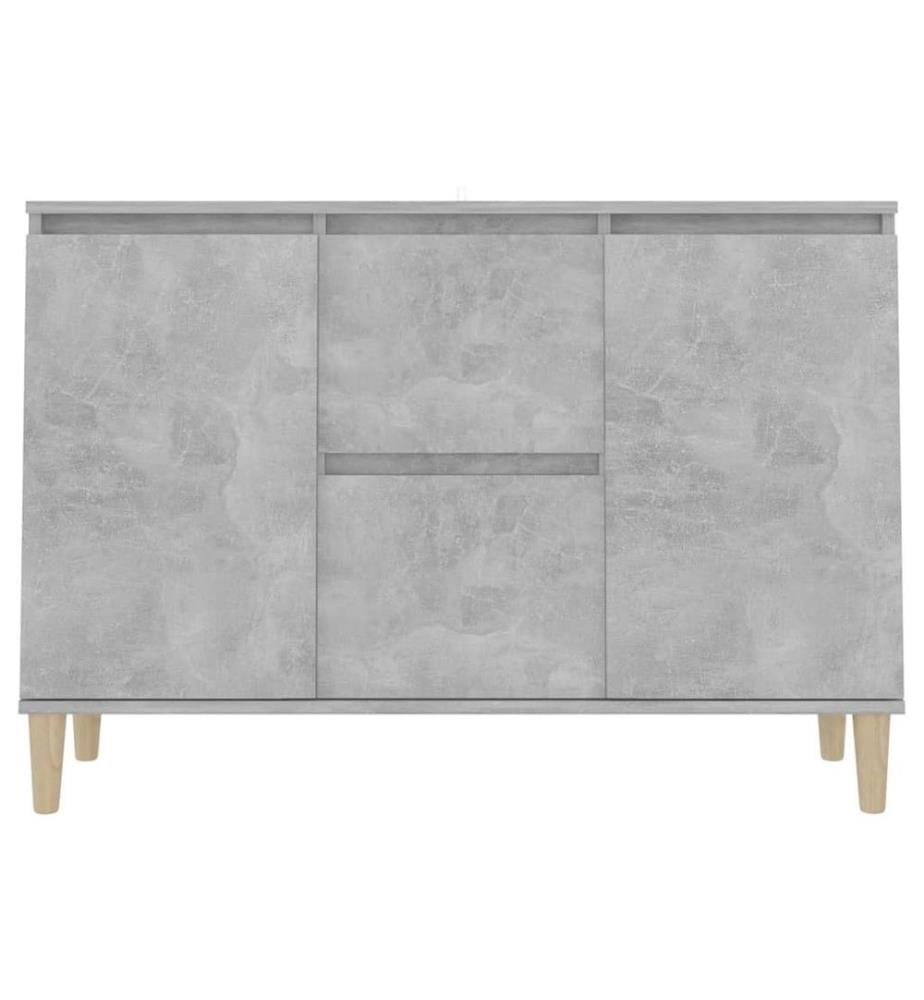 Buffet Gris béton 103,5x35x70 cm Aggloméré