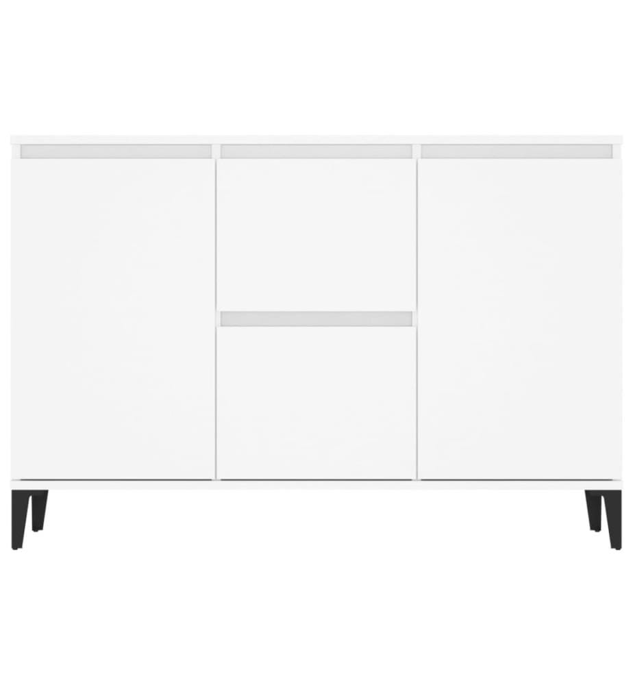 Buffet Blanc 104x35x70 cm Aggloméré