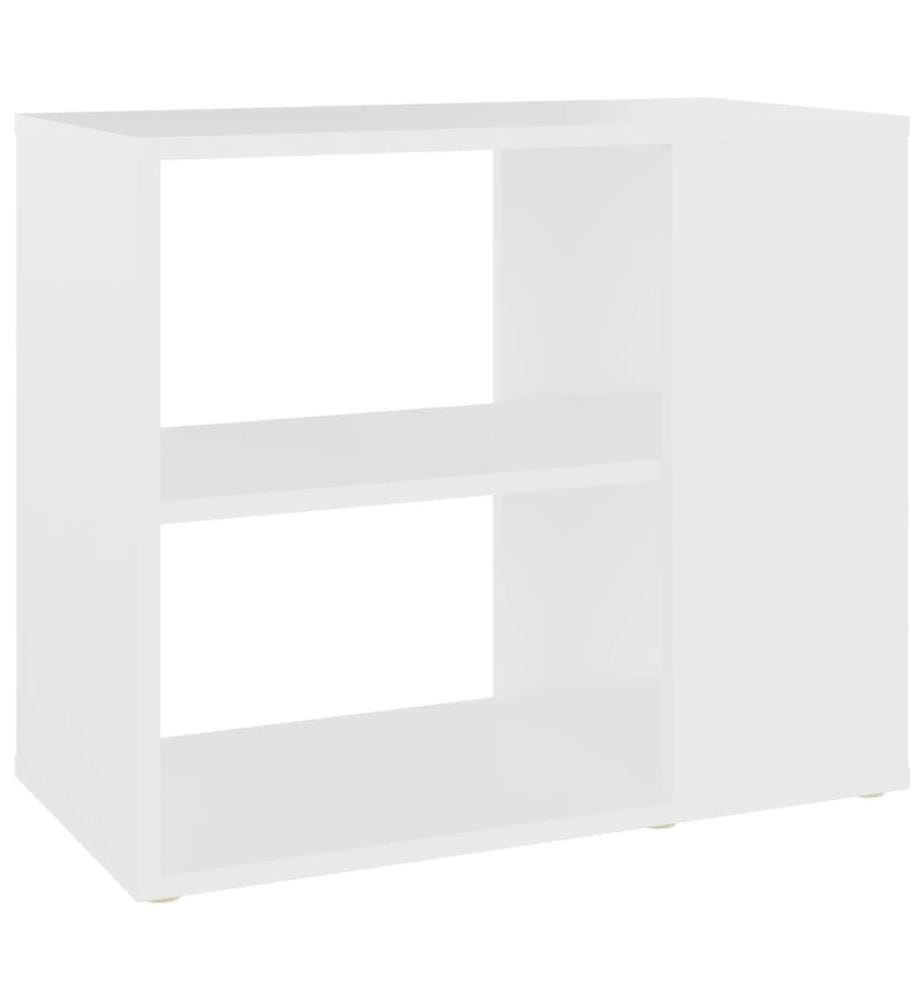 Beistelltisch Weiss 60x30x50 cm Holzwerkstoff