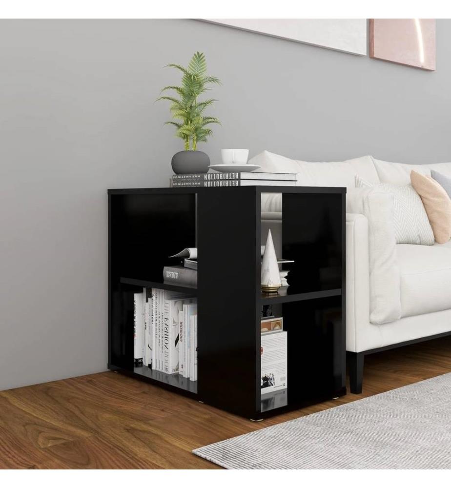 Beistelltisch Schwarz 60x30x50 cm Holzwerkstoff