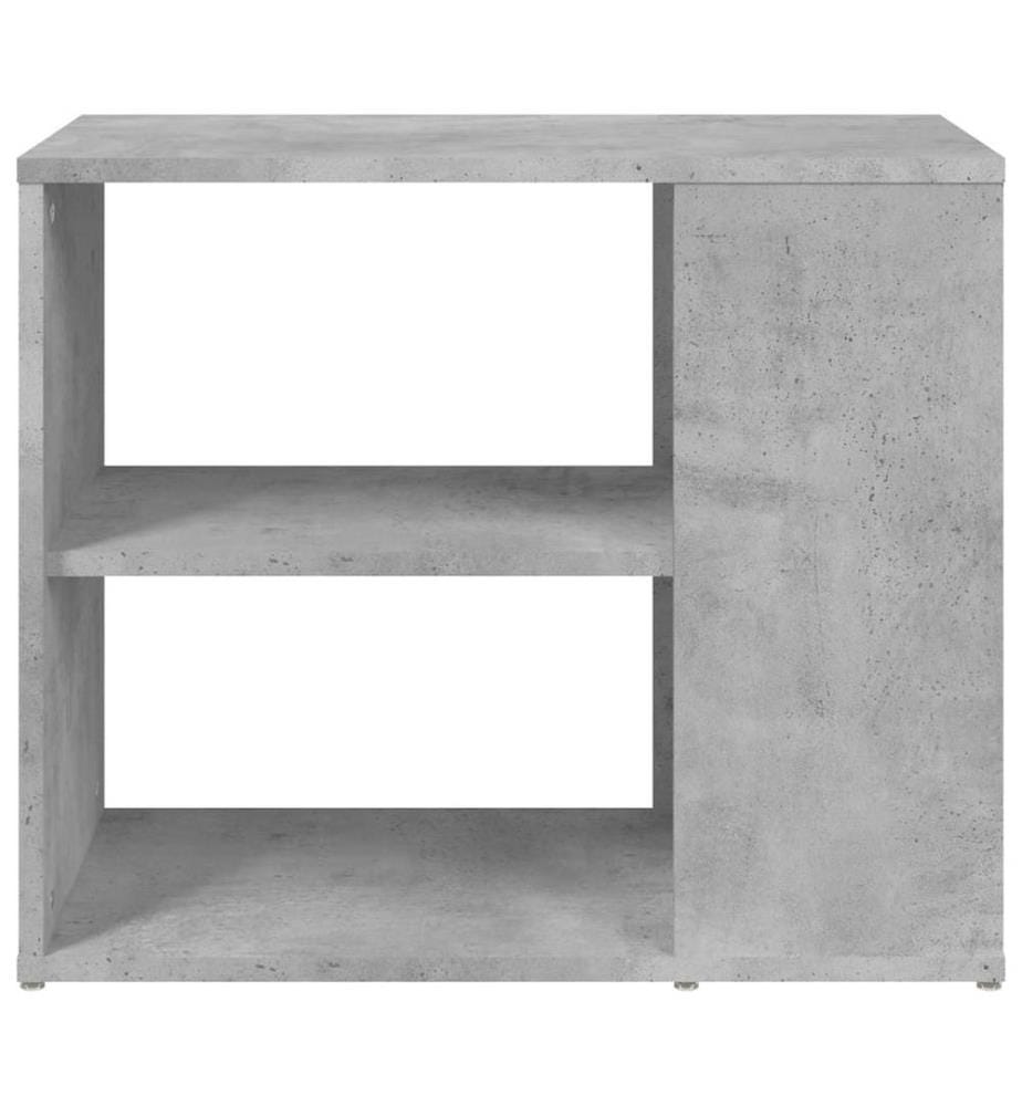 Beistelltisch Betongrau 60x30x50 cm Holzwerkstoff