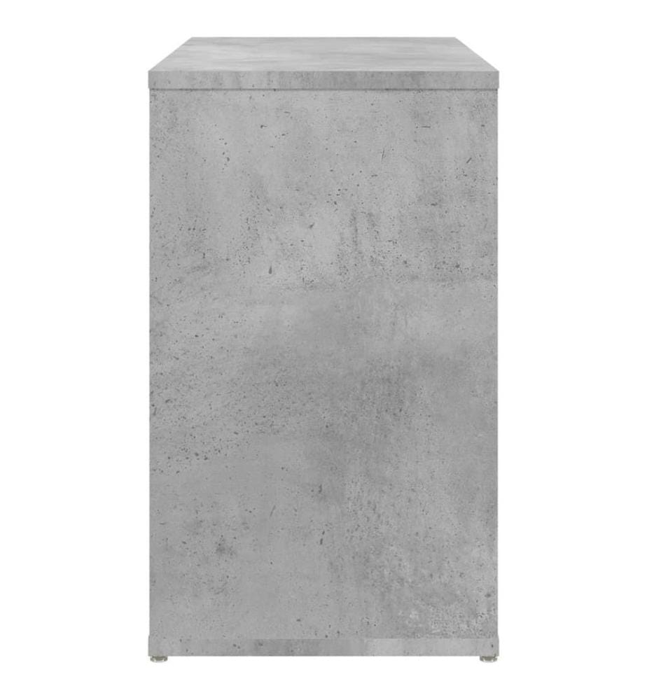 Beistelltisch Betongrau 60x30x50 cm Holzwerkstoff