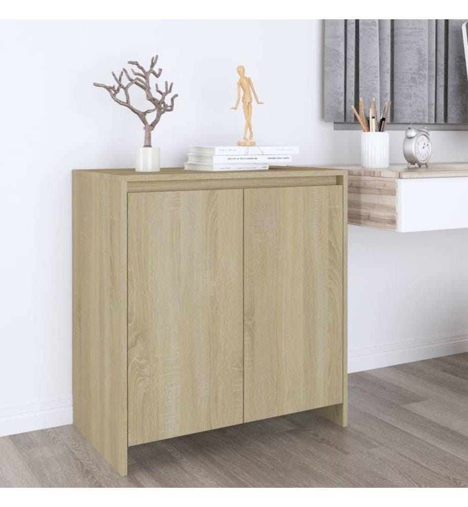 Buffet Chêne sonoma 70x41x75 cm Bois d'ingénierie
