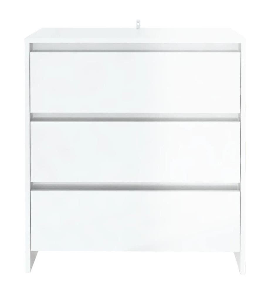 Sideboard Hochglanz-Weiss 70x41x75 cm Holzwerkstoff