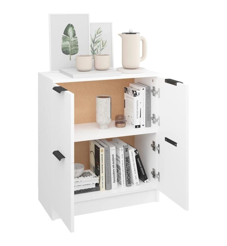 Sideboard Weiss 60x30x70 cm Holzwerkstoff