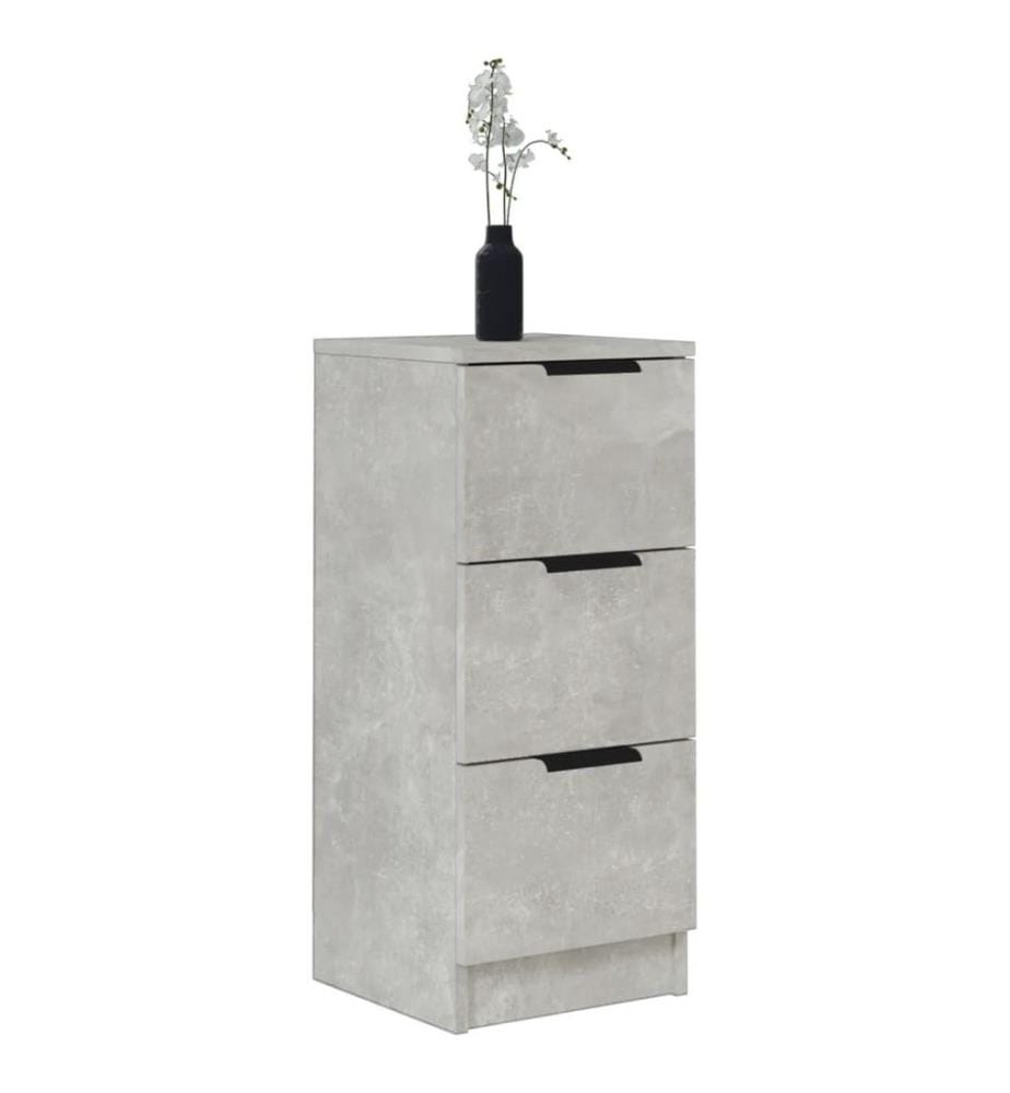 Sideboard Betongrau 30x30x70 cm Holzwerkstoff