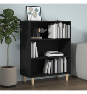 Sideboard Schwarz 69,5x32,5x90 cm Holzwerkstoff
