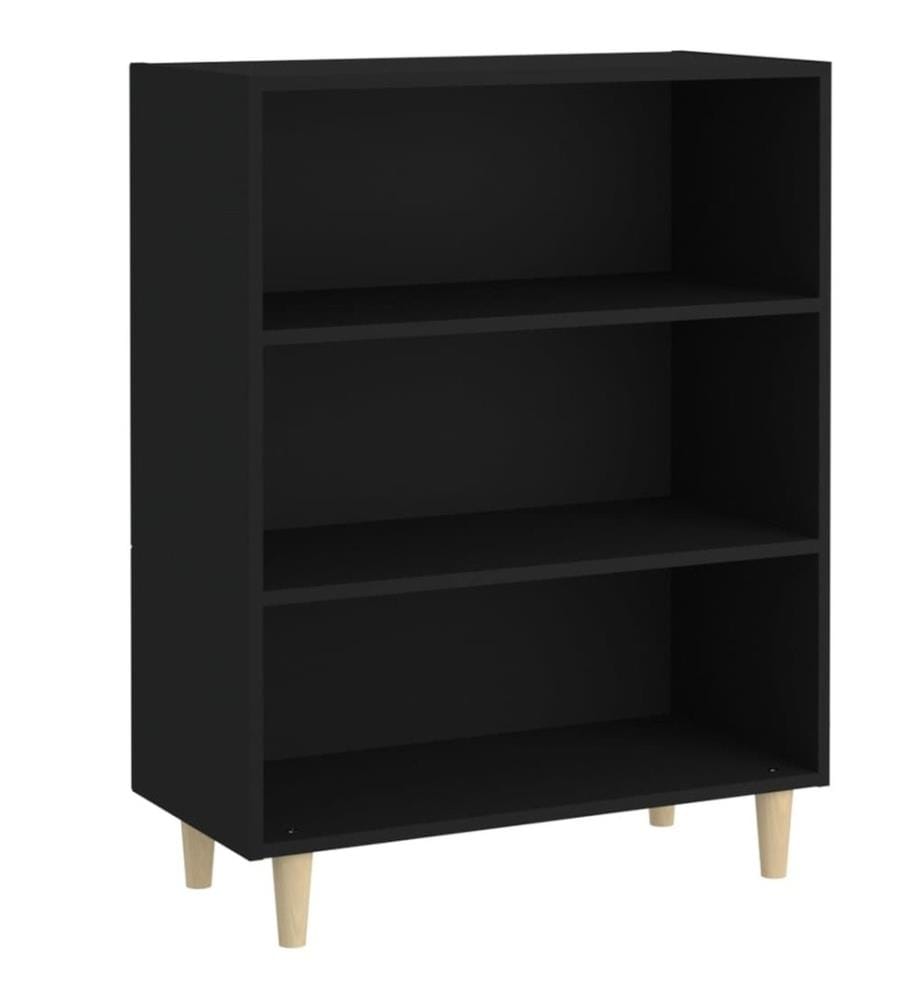 Sideboard Schwarz 69,5x32,5x90 cm Holzwerkstoff