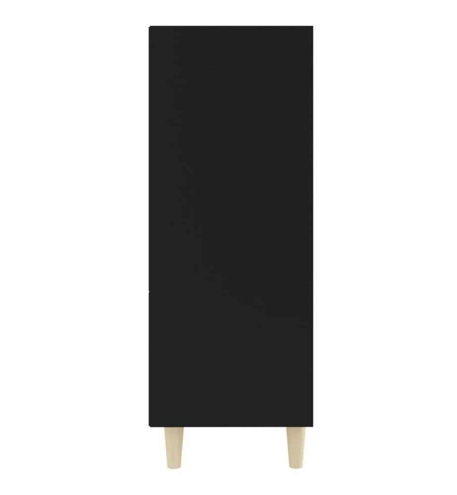 Sideboard Schwarz 69,5x32,5x90 cm Holzwerkstoff