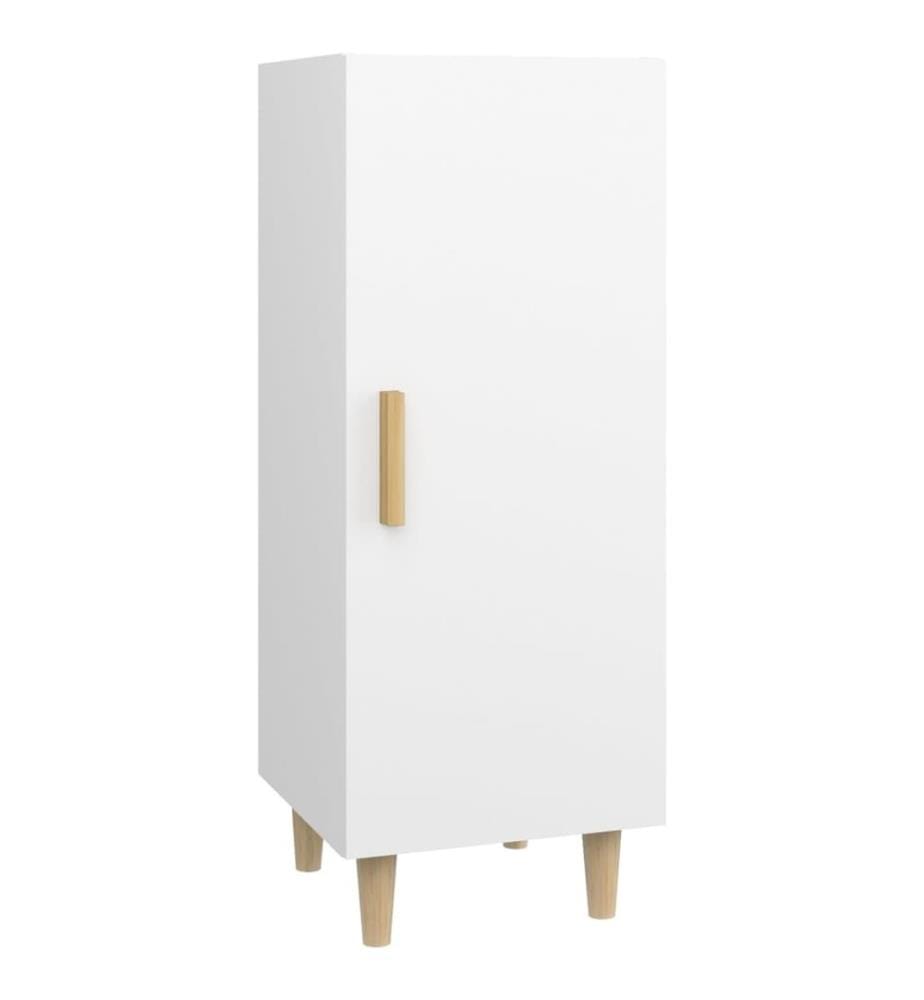 Buffet Blanc 34,5x34x90 cm Bois d'ingénierie