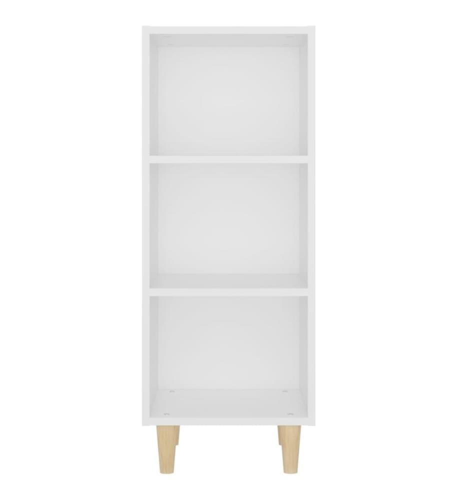 Buffet Blanc 34,5x32,5x90 cm Bois d'ingénierie