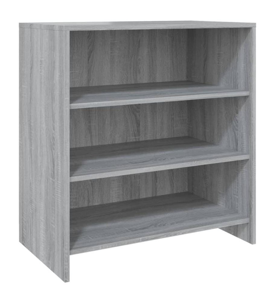 Sideboard Grau Sonoma 70x40,5x75 cm Holzwerkstoff