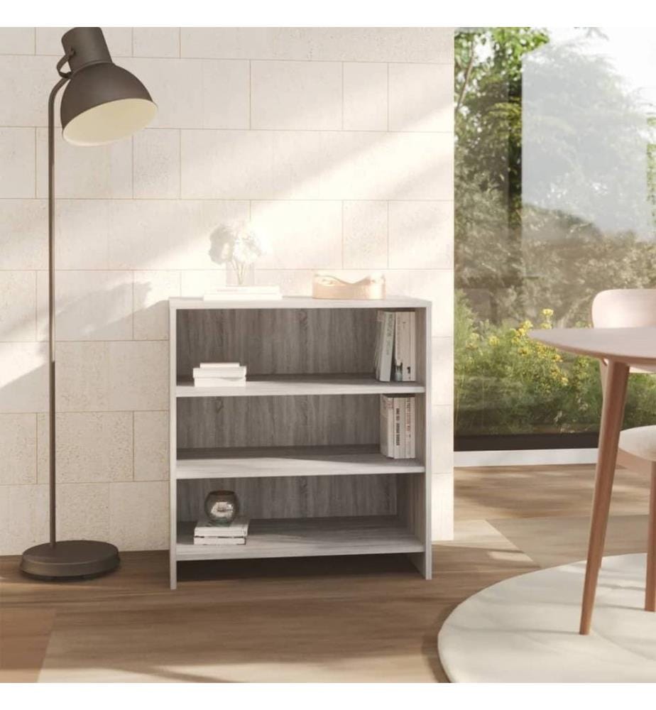 Sideboard Grau Sonoma 70x40,5x75 cm Holzwerkstoff