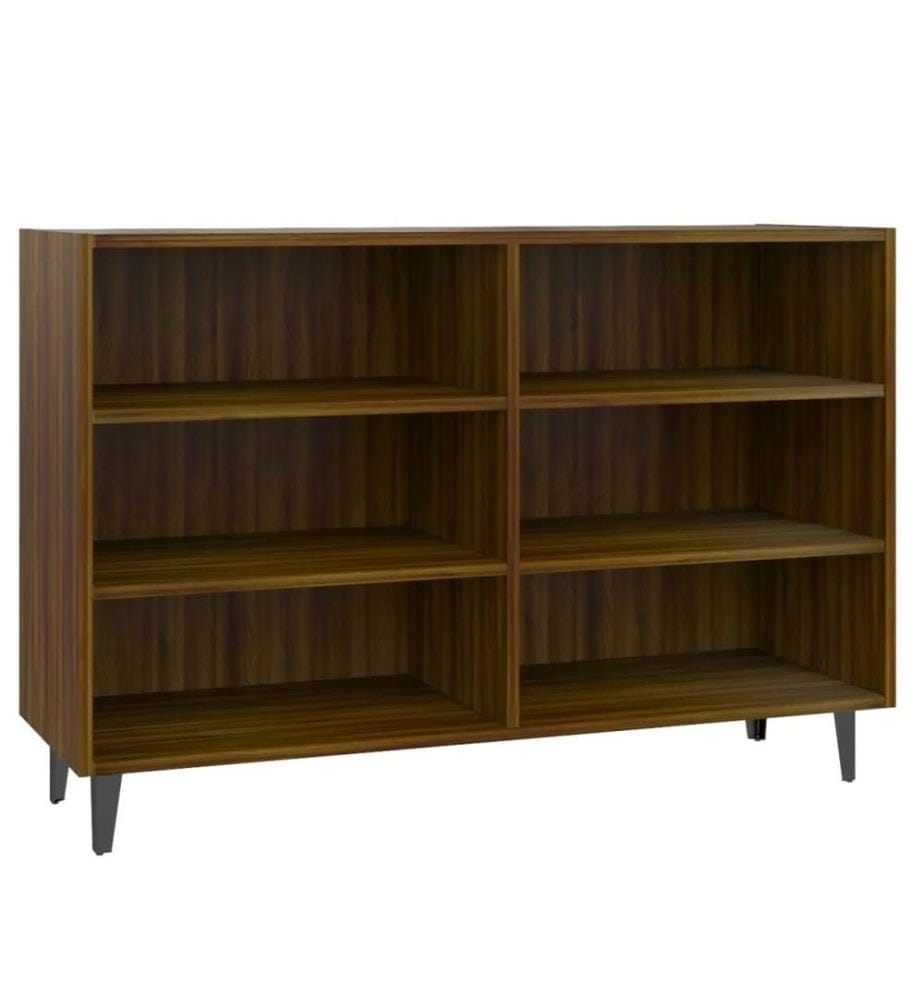 Sideboard Braun Eichen-Optik 103,5x35x70 cm Holzwerkstoff