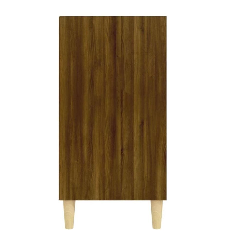 Buffet Chêne marron 57x35x70 cm Aggloméré