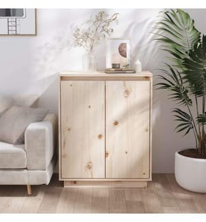 Sideboard 60x34x75 cm Massivholz Kiefer